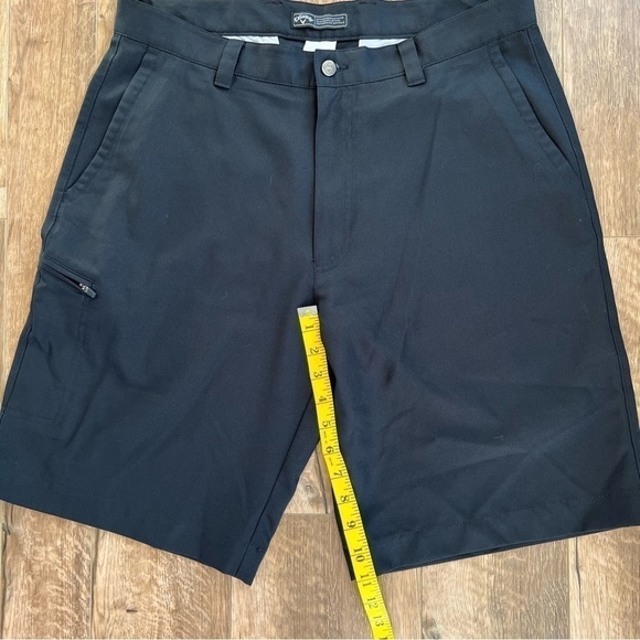 Callaway Black Flat Front Golf Shorts - Picture 5 of 5